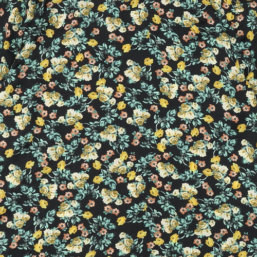 Limited Edition Womens Multicoloured Floral Polyester Basic Blouse Size 12 Round Neck