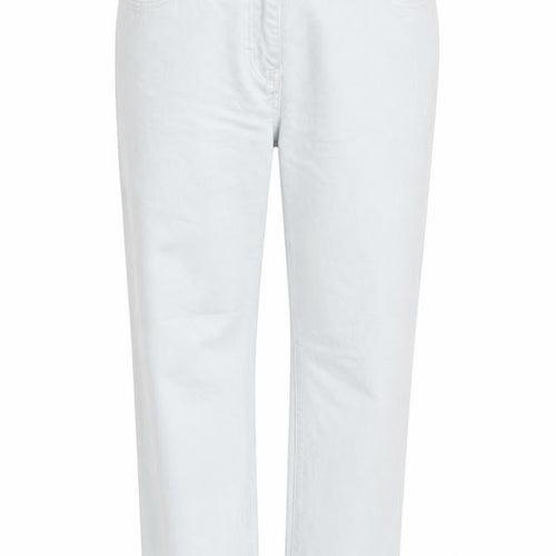 NEXT Womens Blue Cotton Straight Jeans Size 12 L26 in Regular Zip