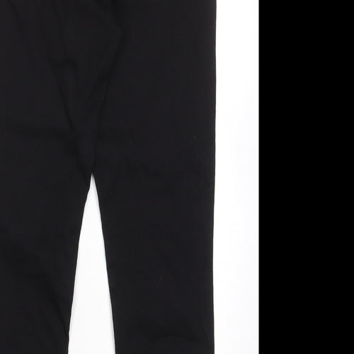 TU Womens Black Cotton Jegging Jeans Size 16 L28 in Regular - Elastic waist