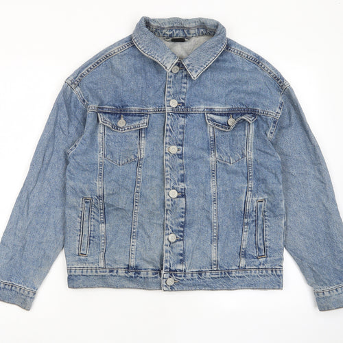 BDG Womens Blue Jacket Size S Button - Pockets
