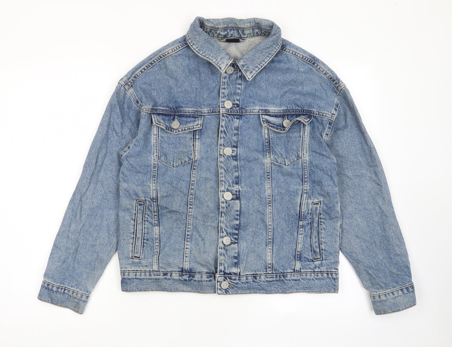 BDG Womens Blue Jacket Size S Button - Pockets