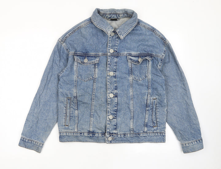 BDG Womens Blue Jacket Size S Button - Pockets