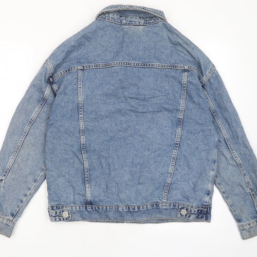 BDG Womens Blue Jacket Size S Button - Pockets