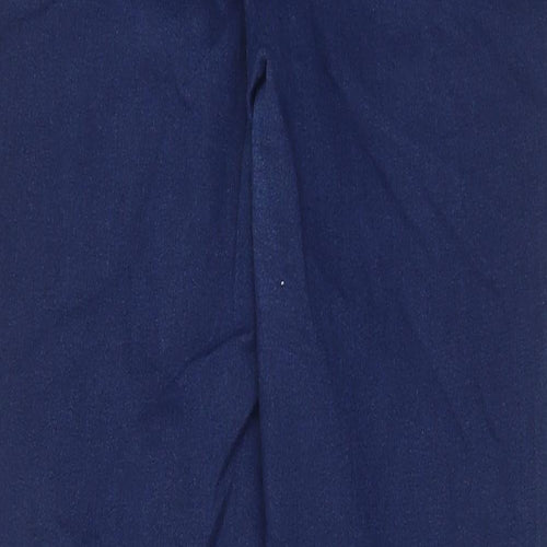 Marks and Spencer Womens Blue Cotton Jegging Jeans Size 14 L30 in Regular - Elastic waist