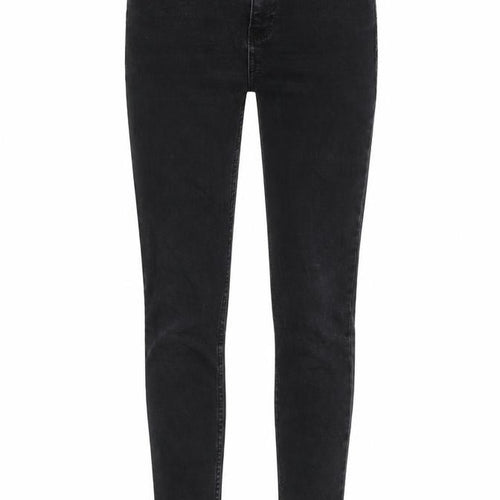 New Look Womens Black Cotton Skinny Jeans Size 8 L26 in Regular Zip - Pockets, Belt Loops