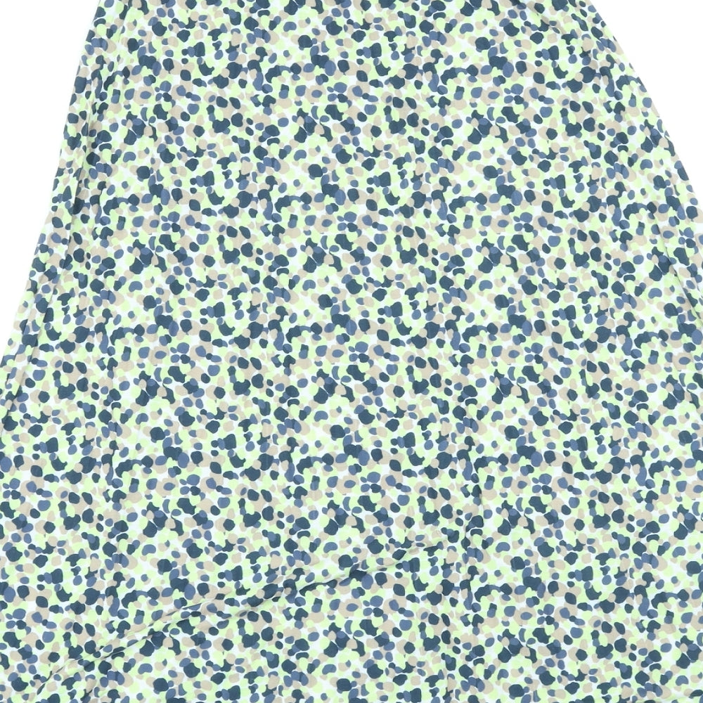 Marks and Spencer Womens Multicoloured Polka Dot Polyester A-Line Skirt Size 6