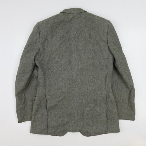 Tweedsmuir Mens Green Polyester Jacket Suit Jacket Size 36 Regular