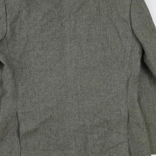 Tweedsmuir Mens Green Polyester Jacket Suit Jacket Size 36 Regular