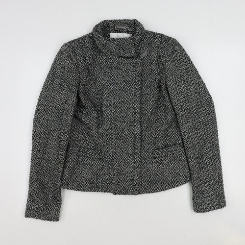 RJR.John Rocha Womens Black Jacket Size 12 Zip