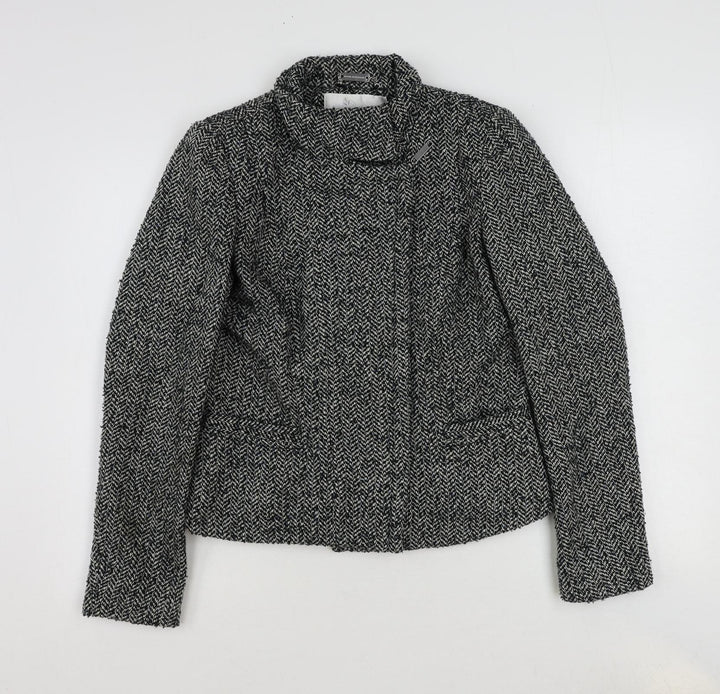 RJR.John Rocha Womens Black Jacket Size 12 Zip