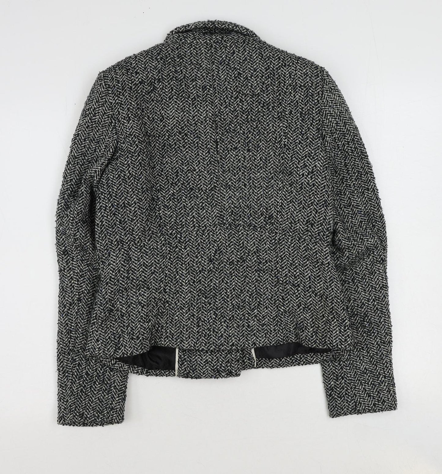 RJR.John Rocha Womens Black Jacket Size 12 Zip