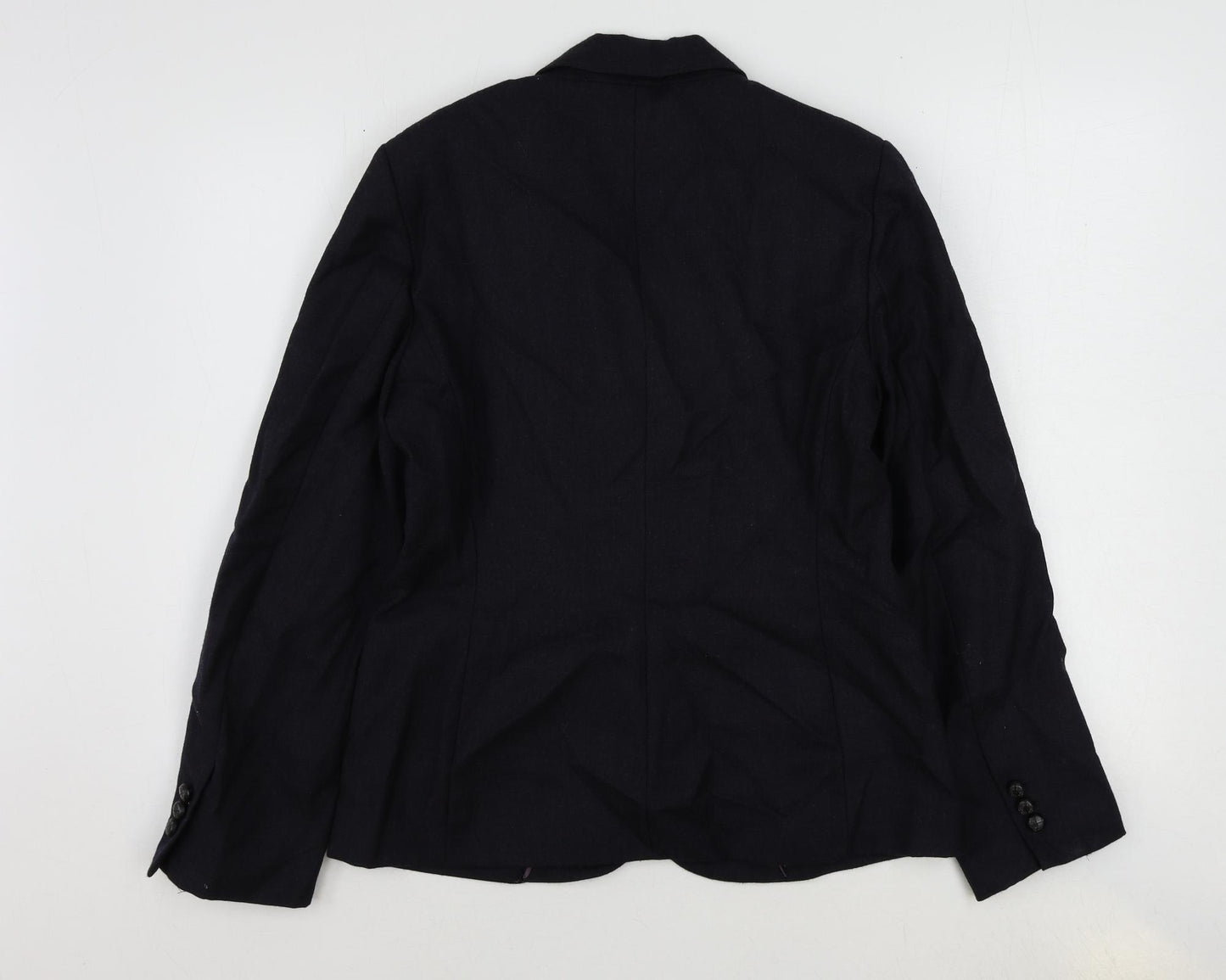Kookai Womens Purple Wool Jacket Suit Jacket Size 14