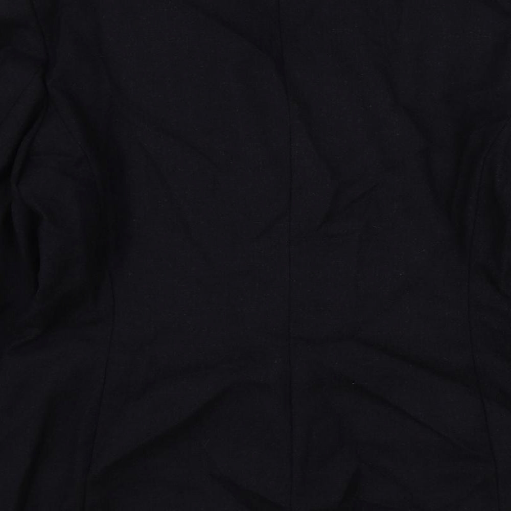 Kookai Womens Purple Wool Jacket Suit Jacket Size 14