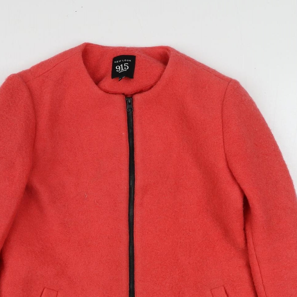 New Look Girls Pink Jacket Size 12-13 Years Zip