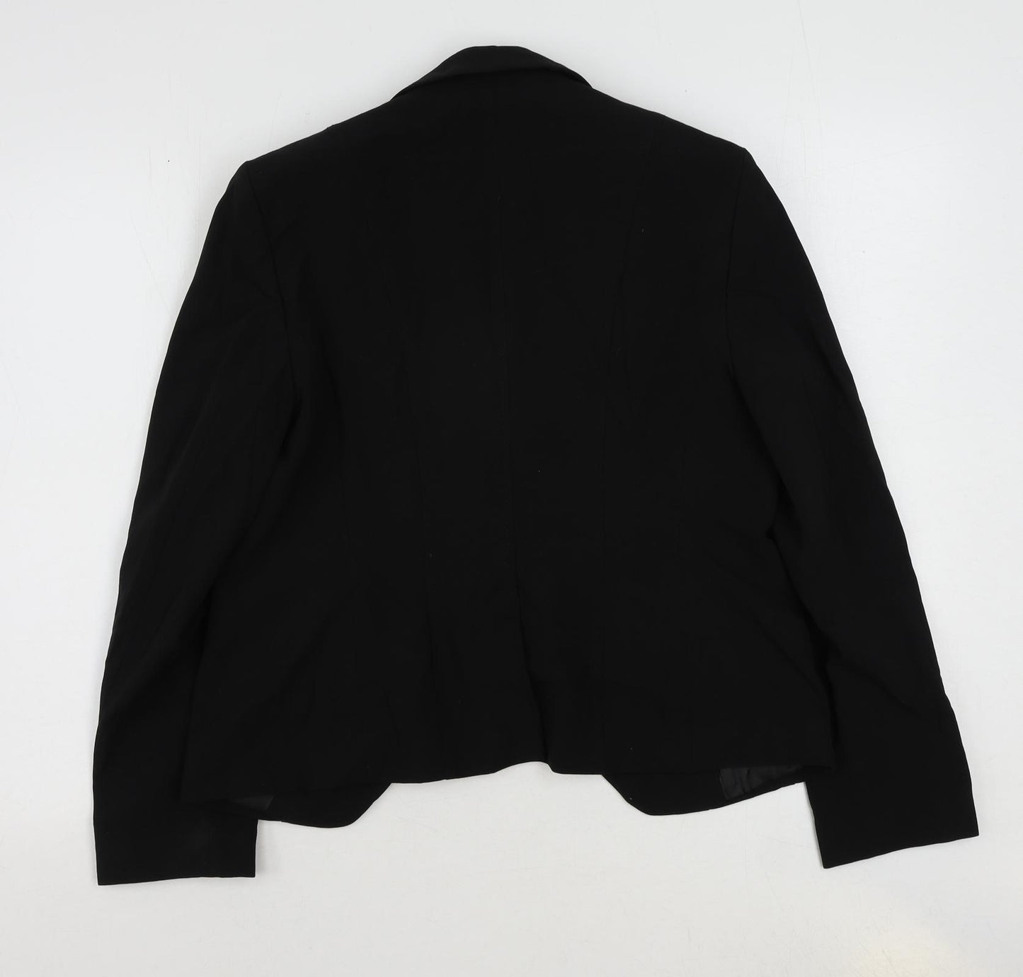 NEXT Womens Black Jacket Blazer Size 12 Button