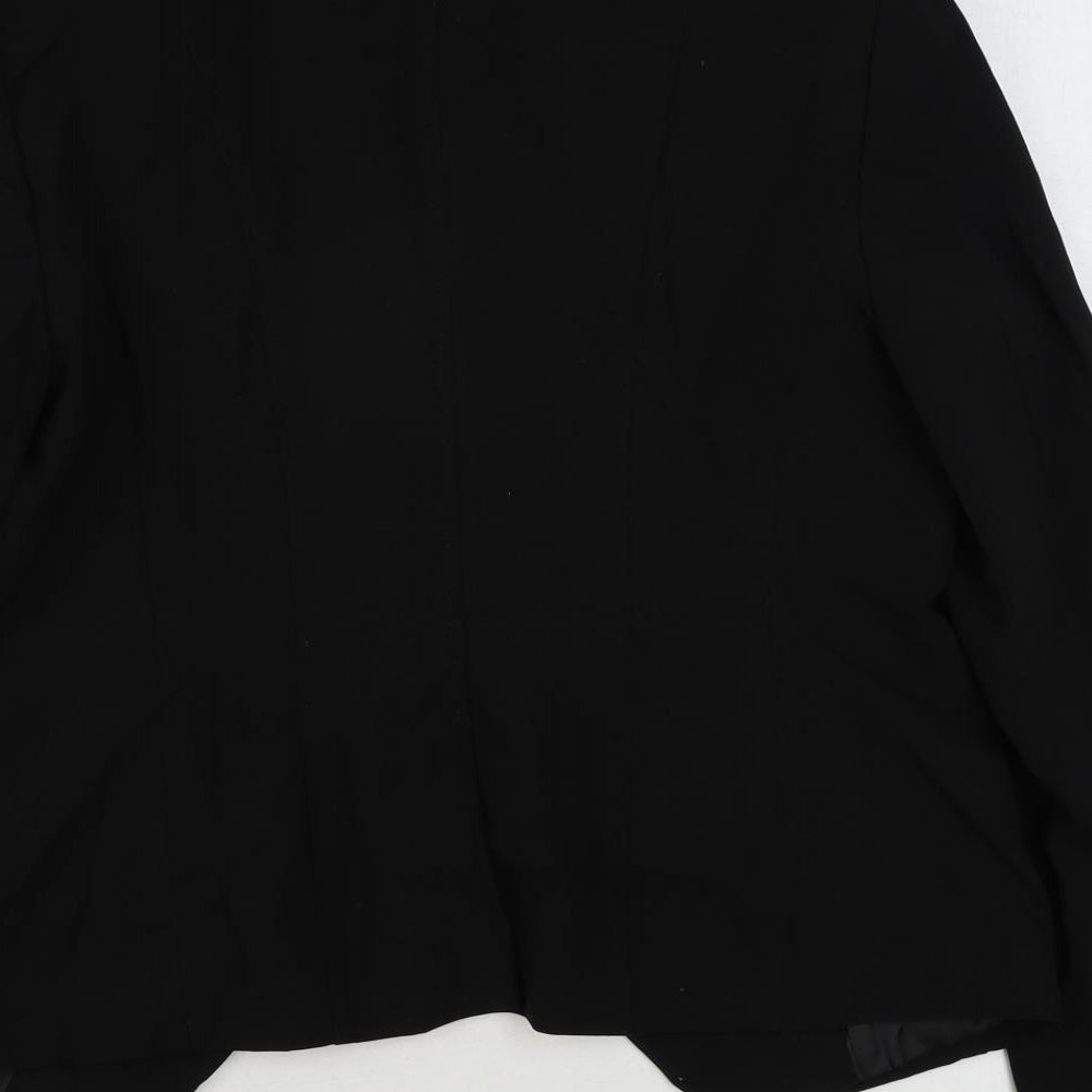 NEXT Womens Black Jacket Blazer Size 12 Button
