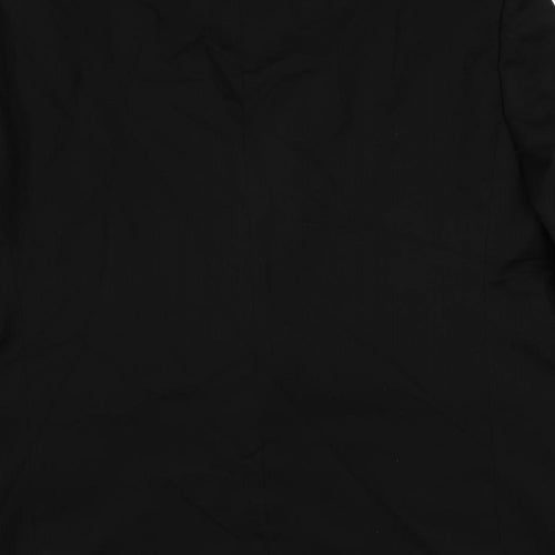 Marks and Spencer Mens Black Polyester Tuxedo Suit Jacket Size 46 Regular