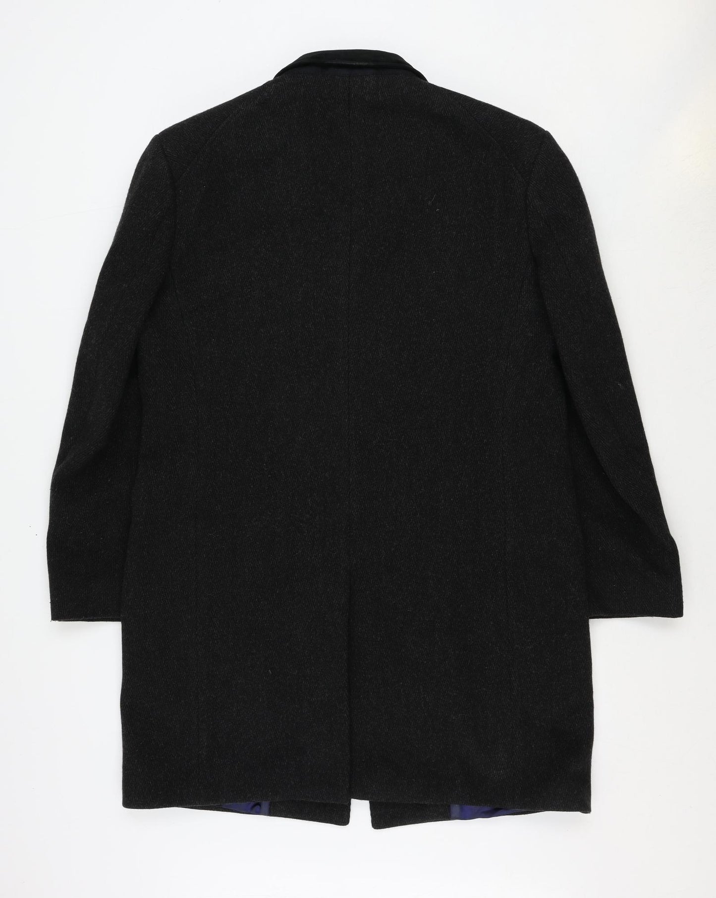 Ben Sherman Mens Grey Wool Jacket Blazer Size 42 Regular