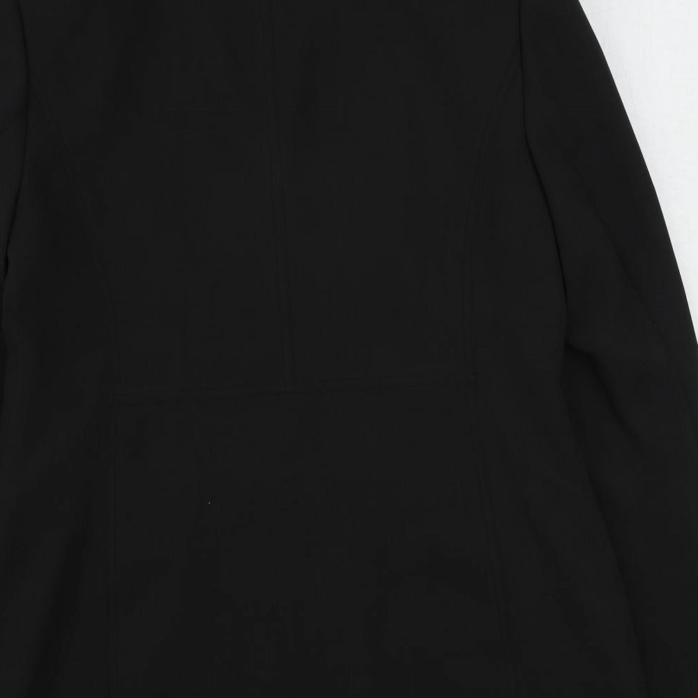 Planet Womens Black Jacket Blazer Size 12 Button