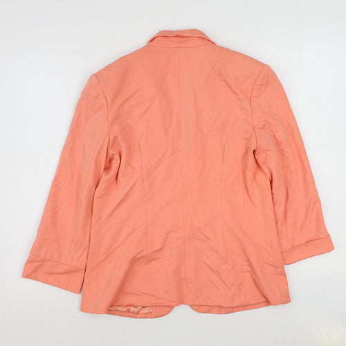 Quiz Womens Pink Jacket Blazer Size 12