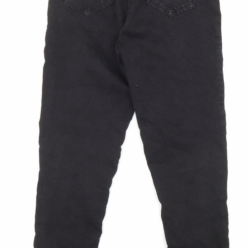 Don't Think Twice Womens Black Cotton Skinny Jeans Size 12 L26 in Regular Zip