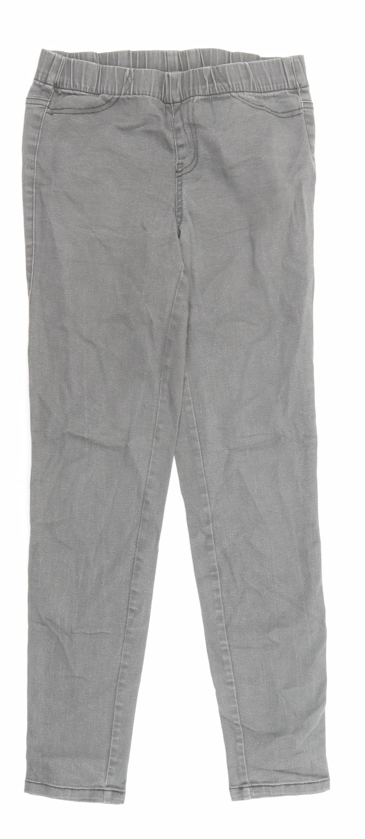 NEXT Womens Grey Cotton Jegging Jeans Size S L25 in Regular