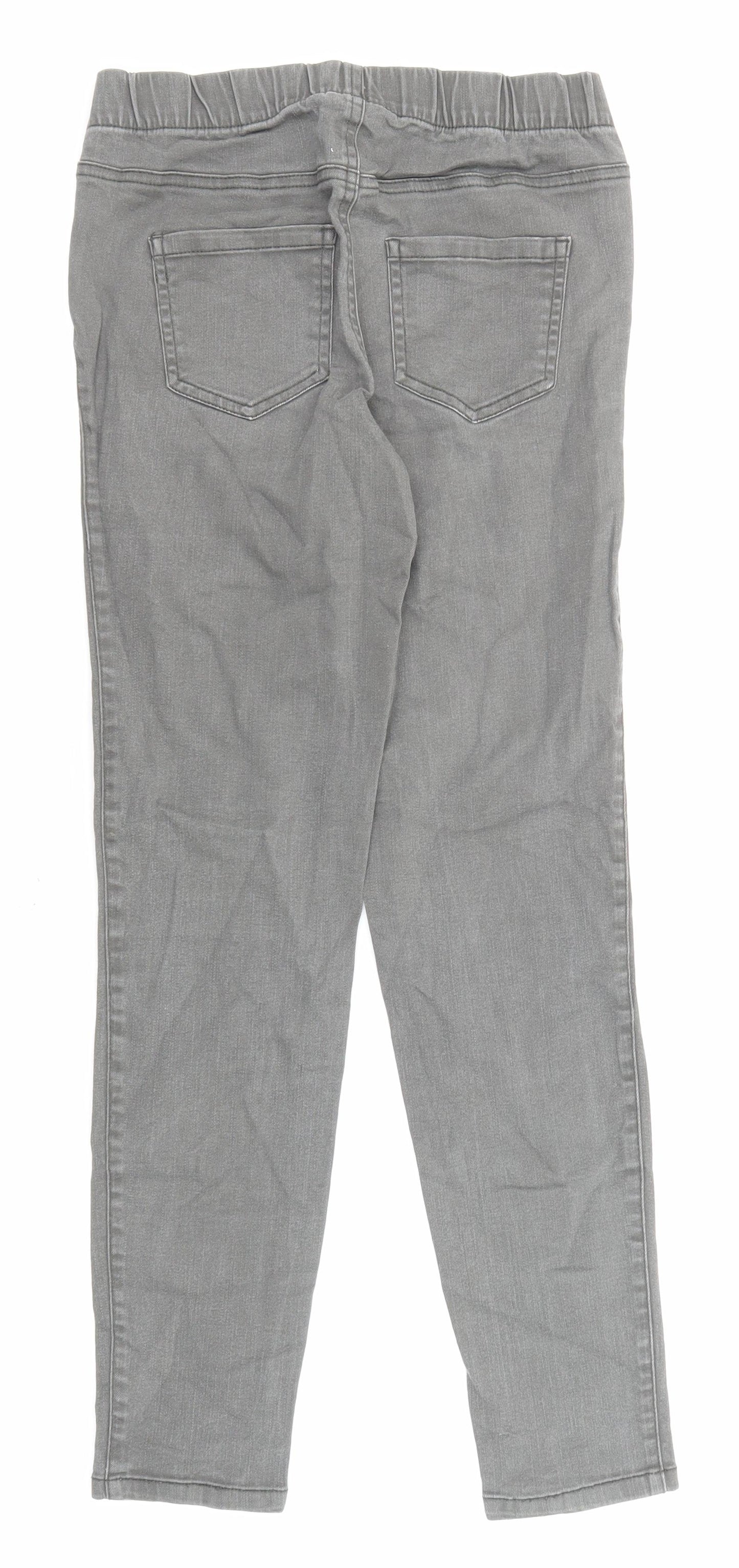 NEXT Womens Grey Cotton Jegging Jeans Size S L25 in Regular