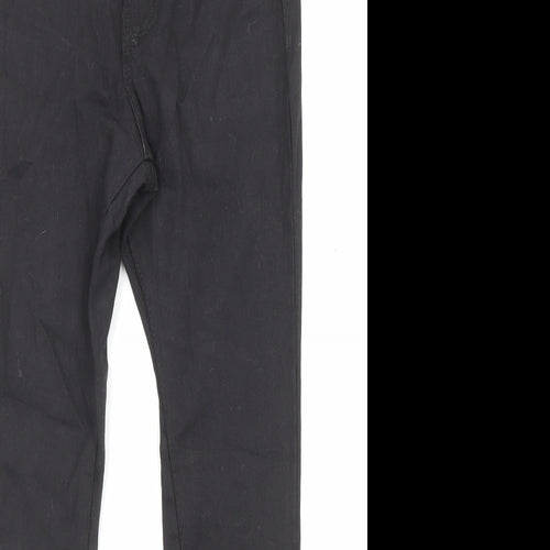 Denim & Co. Womens Black Cotton Skinny Jeans Size 10 L26 in Regular Zip - Pockets