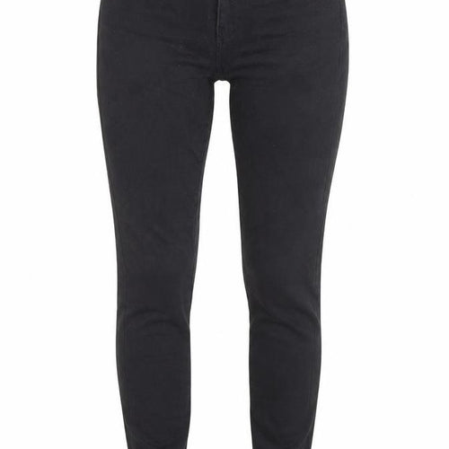 Denim & Co. Womens Black Cotton Skinny Jeans Size 8 L29 in Regular Zip - Waist 22 inches