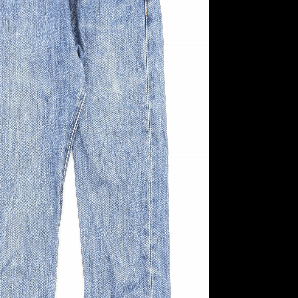 Levi's Mens Blue Cotton Straight Jeans Size 28 in L30 in Regular Zip - Pockets