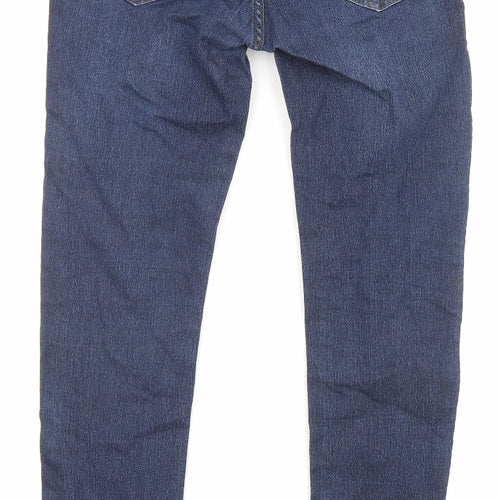 Cheap Monday Womens Blue Cotton Skinny Jeans Size 30 L31 in Regular Zip - Pockets