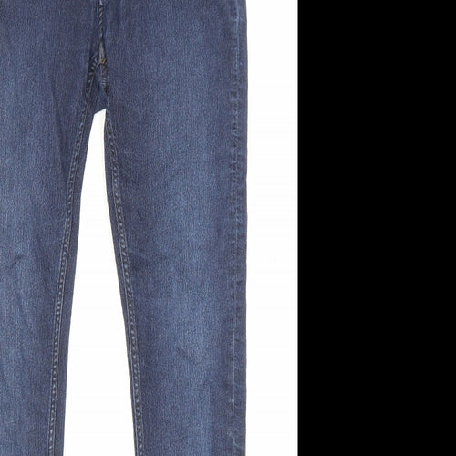 Cheap Monday Womens Blue Cotton Skinny Jeans Size 30 L31 in Regular Zip - Pockets