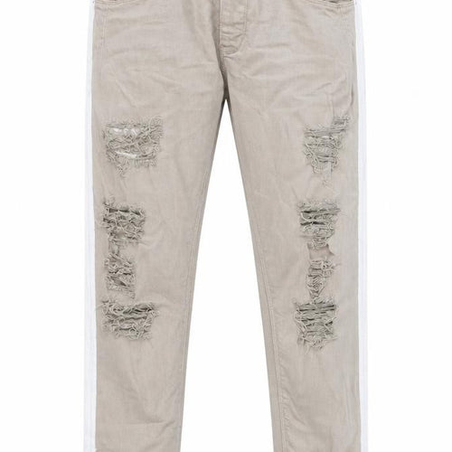 Sons Of Heroes Womens Beige Cotton Straight Jeans Size 31 in L26 in Regular Zip - Pockets