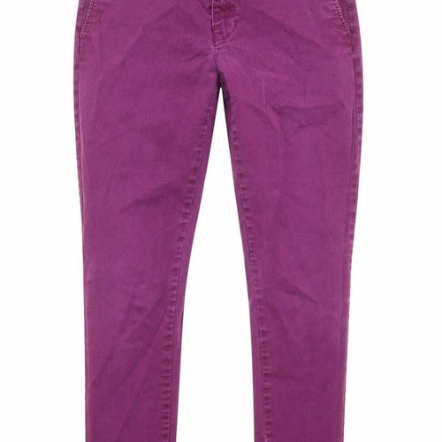 Gap Womens Purple Cotton Straight Jeans Size 6 L26 in Regular Zip - Pockets