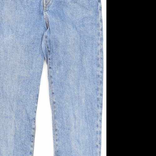 H&M Mens Blue Cotton Straight Jeans Size 31 in L32 in Regular Zip - Pockets