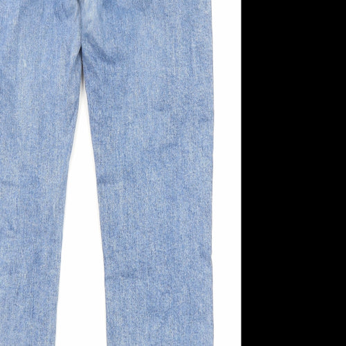 H&M Mens Blue Cotton Straight Jeans Size 31 in L32 in Regular Zip - Pockets
