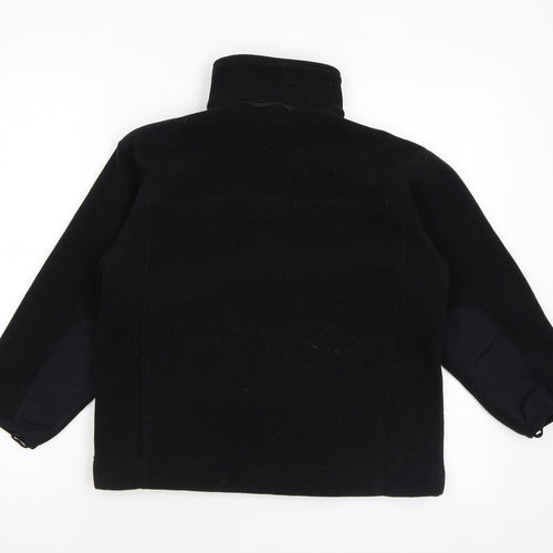 FG Activewear Boys Black Basic Jacket Jacket Size 8-9 Years Zip