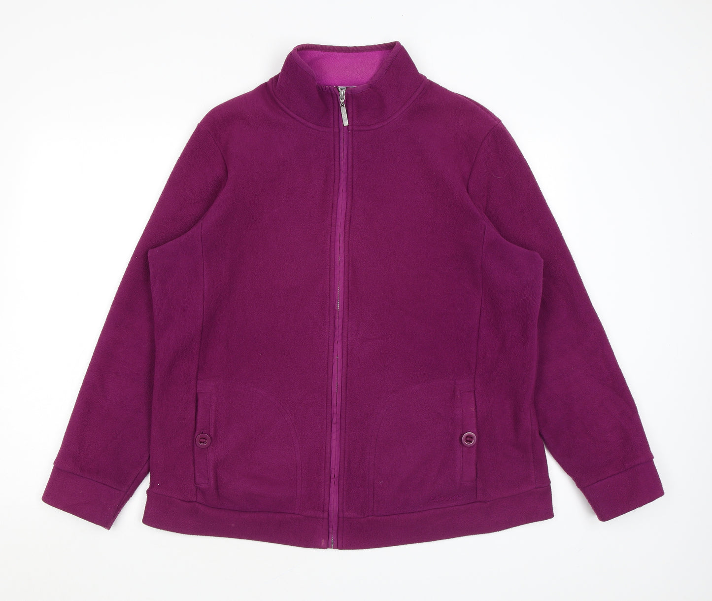 Maine Womens Purple Jacket Size 18 Zip