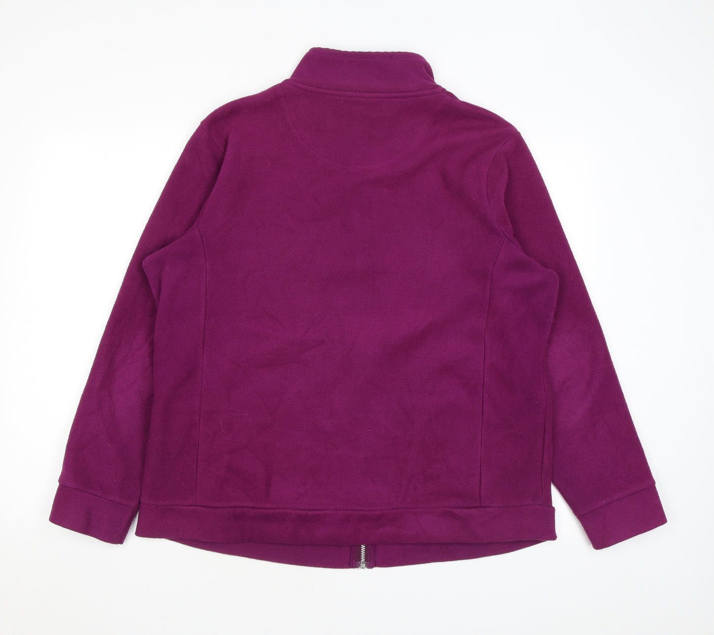 Maine Womens Purple Jacket Size 18 Zip