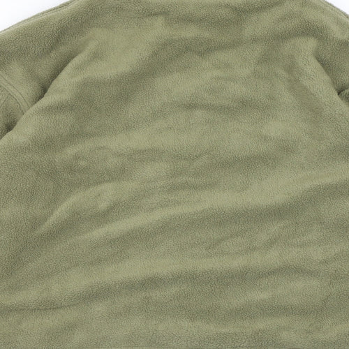 Active Womens Green Bomber Jacket Coat Size 14 Zip