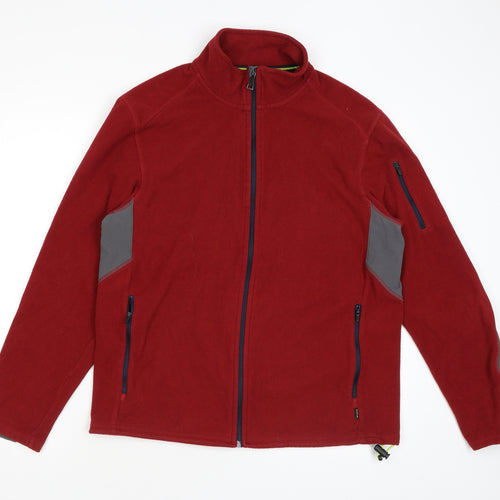 Marks and Spencer Mens Red Jacket Size S Zip