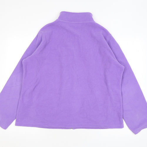EWM Womens Purple Jacket Size L Zip