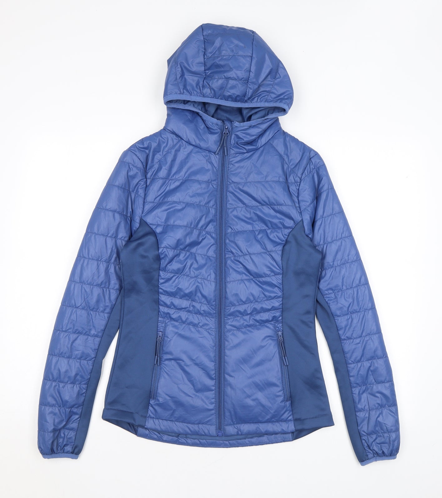 Mountain Warehouse Womens Blue Quilted Coat Size 8 Zip