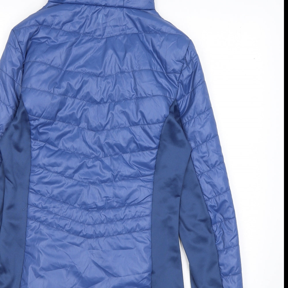 Mountain Warehouse Womens Blue Quilted Coat Size 8 Zip