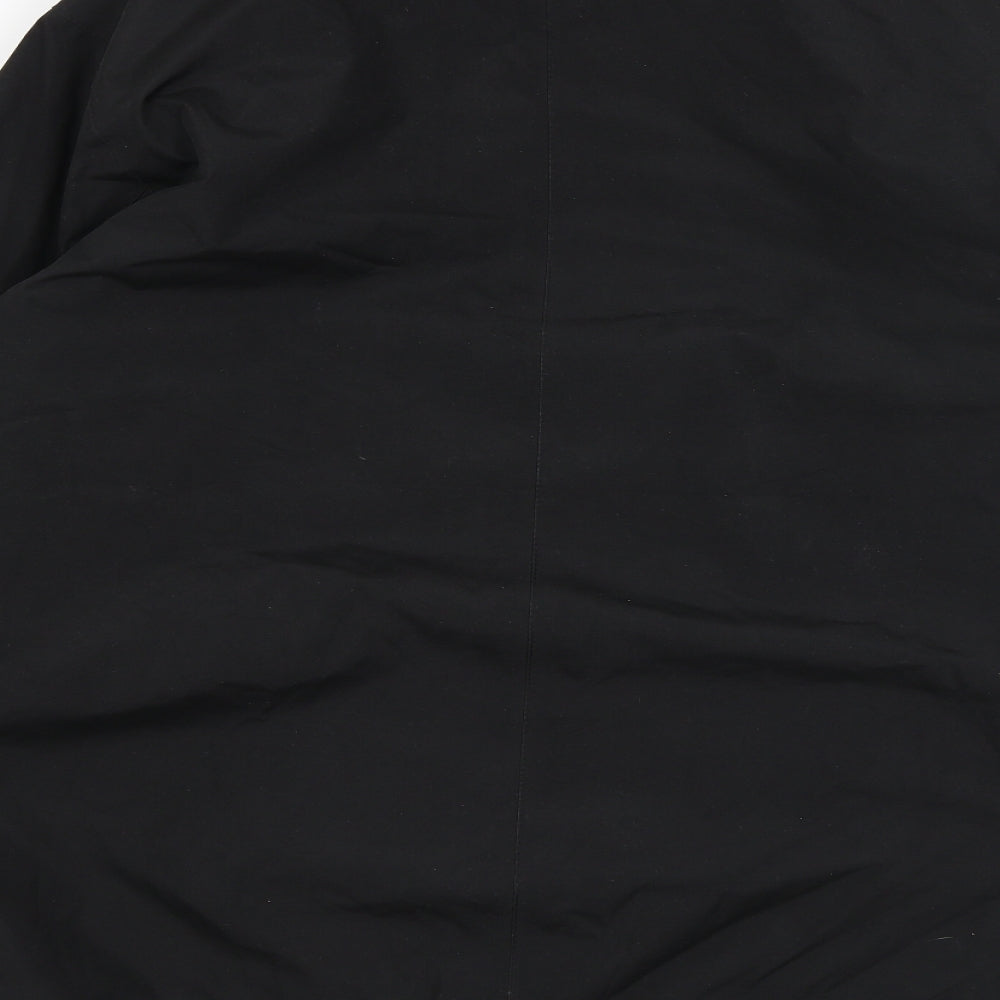 Regatta Mens Black Rain Coat Coat Size XL Zip