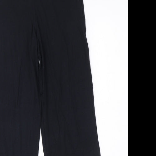 Calvin Klein Womens Black Solid Modal Top Pyjama Pants Size S - Logo