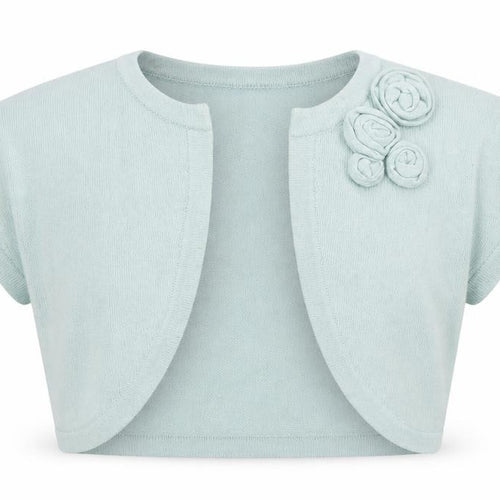 New Look Womens Blue Round Neck Nylon Cardigan Jumper Size 12 - Flowers