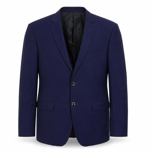 Balmain Mens Blue Wool Jacket Suit Jacket Size 40 Regular