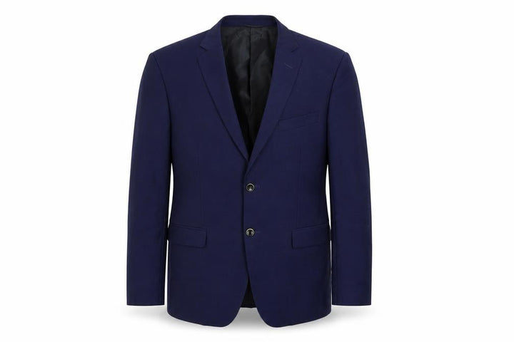 Balmain Mens Blue Wool Jacket Suit Jacket Size 40 Regular