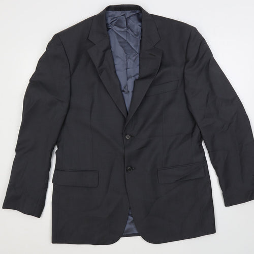 Marks and Spencer Mens Grey Wool Jacket Suit Jacket Size 40 Regular
